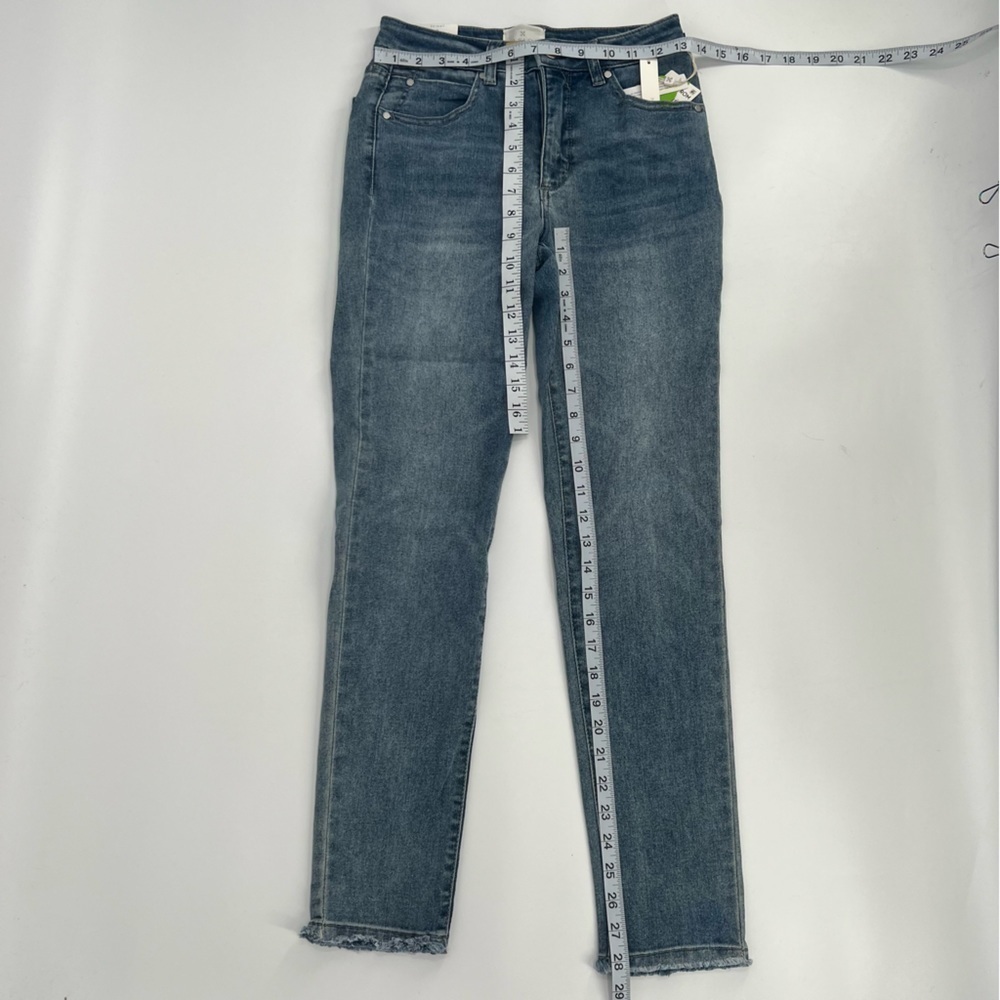 NWT Caslon Skinny Light Blue Vintage Rough Hem Jeans Size 0 Women's - Picture 5 of 7